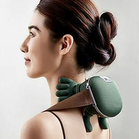 Siaasoo Massage Master for Shoulder,Neck Massager Pillow,with 3-Speed Adjustment,Electric Deep Tissue 3D Kneading Massage,to Men Women